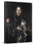 Portrait of an Armored Warrior-Sir Anthony Van Dyck-Stretched Canvas