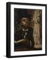 Portrait of an Art Connoisseur, possibly Ira Aldridge-Leon Herbo-Framed Giclee Print