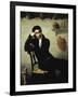 Portrait of an Artist in His Studio-Thomas Cole-Framed Giclee Print