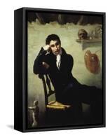 Portrait of an Artist in His Studio-Thomas Cole-Framed Stretched Canvas