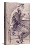 Portrait of an Artist Sketching, 1801-John Constable-Stretched Canvas