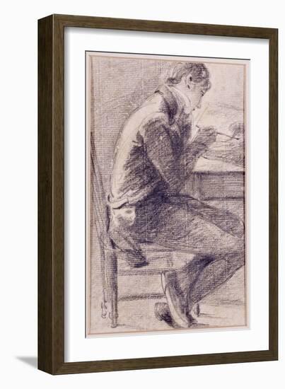 Portrait of an Artist Sketching, 1801-John Constable-Framed Giclee Print