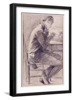 Portrait of an Artist Sketching, 1801-John Constable-Framed Giclee Print