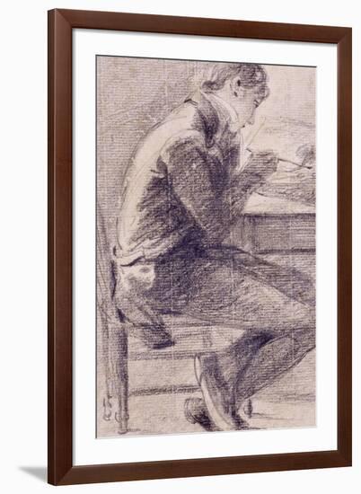 Portrait of an Artist Sketching, 1801-John Constable-Framed Giclee Print