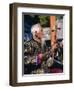 Portrait of an Elderly Musician from the Naxi Orchestra Practising by the Black Dragon Pool, China-Doug Traverso-Framed Photographic Print