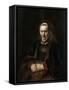 Portrait of an Elderly Woman, 1650-1652-Rembrandt van Rijn-Framed Stretched Canvas