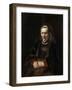 Portrait of an Elderly Woman, 1650-1652-Rembrandt van Rijn-Framed Giclee Print