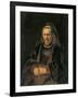 Portrait of an Elderly Woman, c. 1650-Rembrandt van Rijn-Framed Giclee Print