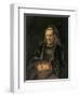 Portrait of an Elderly Woman, c. 1650-Rembrandt van Rijn-Framed Giclee Print