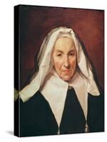 Portrait of an Elderly Woman-Philippe De Champaigne-Stretched Canvas