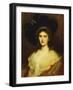 Portrait of an Elegant Lady in a Black Hat-Albert Lynch-Framed Giclee Print