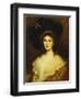 Portrait of an Elegant Lady in a Black Hat-Albert Lynch-Framed Giclee Print