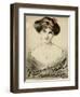 Portrait of an Elegant Young Woman-Lewis Baumer-Framed Art Print