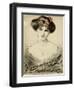 Portrait of an Elegant Young Woman-Lewis Baumer-Framed Art Print