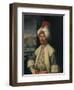 Portrait of an European in Turkish Costume, Second Half of the 18th C-Antoine de Favray-Framed Giclee Print