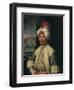 Portrait of an European in Turkish Costume, Second Half of the 18th C-Antoine de Favray-Framed Giclee Print