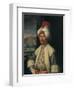 Portrait of an European in Turkish Costume, Second Half of the 18th C-Antoine de Favray-Framed Giclee Print