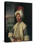 Portrait of an European in Turkish Costume, Second Half of the 18th C-Antoine de Favray-Stretched Canvas