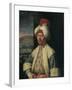 Portrait of an European in Turkish Costume, Second Half of the 18th C-Antoine de Favray-Framed Giclee Print