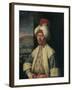 Portrait of an European in Turkish Costume, Second Half of the 18th C-Antoine de Favray-Framed Giclee Print