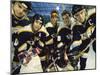 Portrait of an Ice Hockey Team-null-Mounted Premium Photographic Print