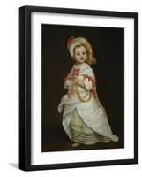 Portrait of an Infanta (Oil on Canvas)-Don Juan Carreno de Miranda-Framed Giclee Print