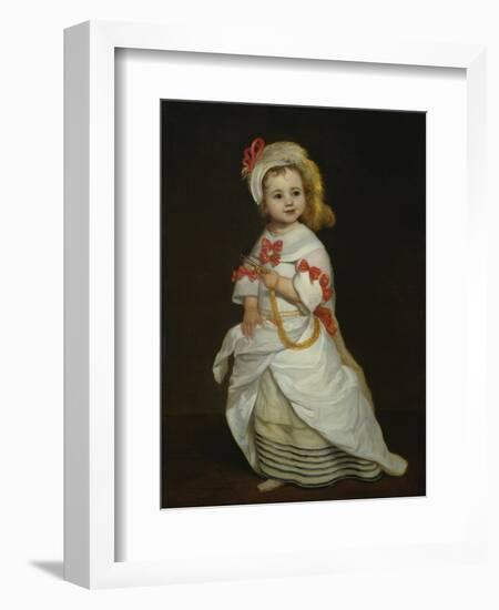 Portrait of an Infanta (Oil on Canvas)-Don Juan Carreno de Miranda-Framed Giclee Print