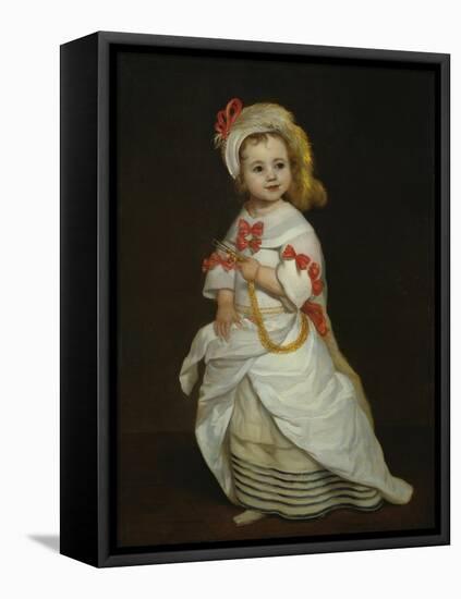 Portrait of an Infanta (Oil on Canvas)-Don Juan Carreno de Miranda-Framed Stretched Canvas