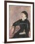 Portrait of an Italian Lady-Mary Cassatt-Framed Giclee Print