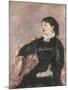 Portrait of an Italian Lady-Mary Cassatt-Mounted Giclee Print