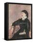 Portrait of an Italian Lady-Mary Cassatt-Framed Stretched Canvas