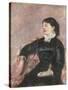 Portrait of an Italian Lady-Mary Cassatt-Stretched Canvas