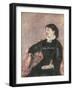 Portrait of an Italian Lady-Mary Cassatt-Framed Giclee Print