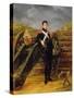 Portrait of an Officer in the Garde Nationale-Horace Vernet-Stretched Canvas