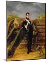 Portrait of an Officer in the Garde Nationale-Horace Vernet-Mounted Giclee Print
