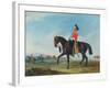 Portrait of an Officer of the 3rd Dragoon Guards with Other Members of the Regiment Beyond-John E. Ferneley-Framed Giclee Print