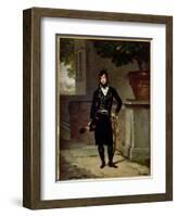 Portrait of an Officer of the Cisalpine Republic, 1801-Louis Gauffier-Framed Premium Giclee Print