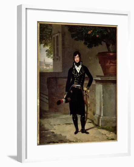 Portrait of an Officer of the Cisalpine Republic, 1801-Louis Gauffier-Framed Giclee Print