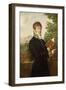 Portrait of an Official, Said to Be l'Intendant Delonay, Standing Above Florence, 1809-Francois-xavier Fabre-Framed Giclee Print