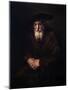 Portrait of an Old Jew, 1654-Rembrandt van Rijn-Mounted Giclee Print