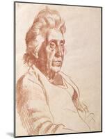 Portrait of an Old Lady, 1938-Osmund Caine-Mounted Giclee Print