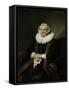 Portrait of an Old Lady, Possibly Elisabeth Bas-Ferdinand Bol-Framed Stretched Canvas