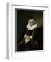 Portrait of an Old Lady, Possibly Elisabeth Bas-Ferdinand Bol-Framed Art Print