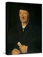 Portrait of an Old Man, 1525-7-Joos van Cleve-Stretched Canvas