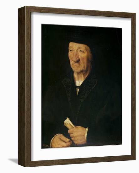 Portrait of an Old Man, 1525-7-Joos van Cleve-Framed Giclee Print