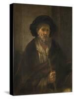 Portrait of an Old Man, 1655-Rembrandt Harmensz. van Rijn-Stretched Canvas