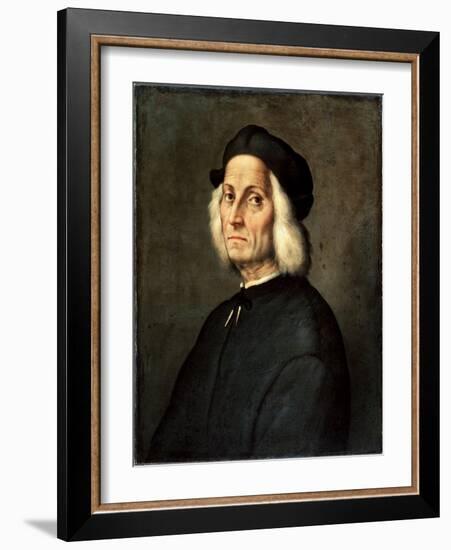 Portrait of an Old Man, 16th Century-Ridolfo Ghirlandaio-Framed Giclee Print