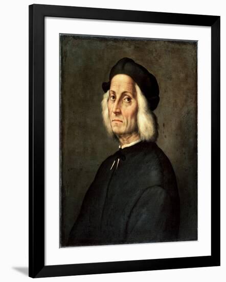 Portrait of an Old Man, 16th Century-Ridolfo Ghirlandaio-Framed Giclee Print