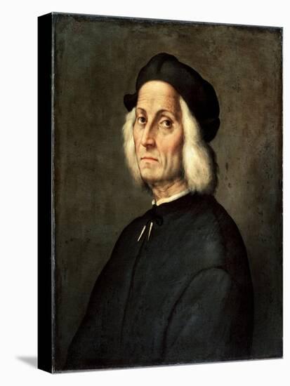 Portrait of an Old Man, 16th Century-Ridolfo Ghirlandaio-Stretched Canvas