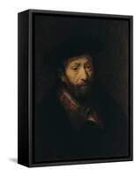 Portrait of an Old Man, 17th Century-Rembrandt van Rijn-Framed Stretched Canvas